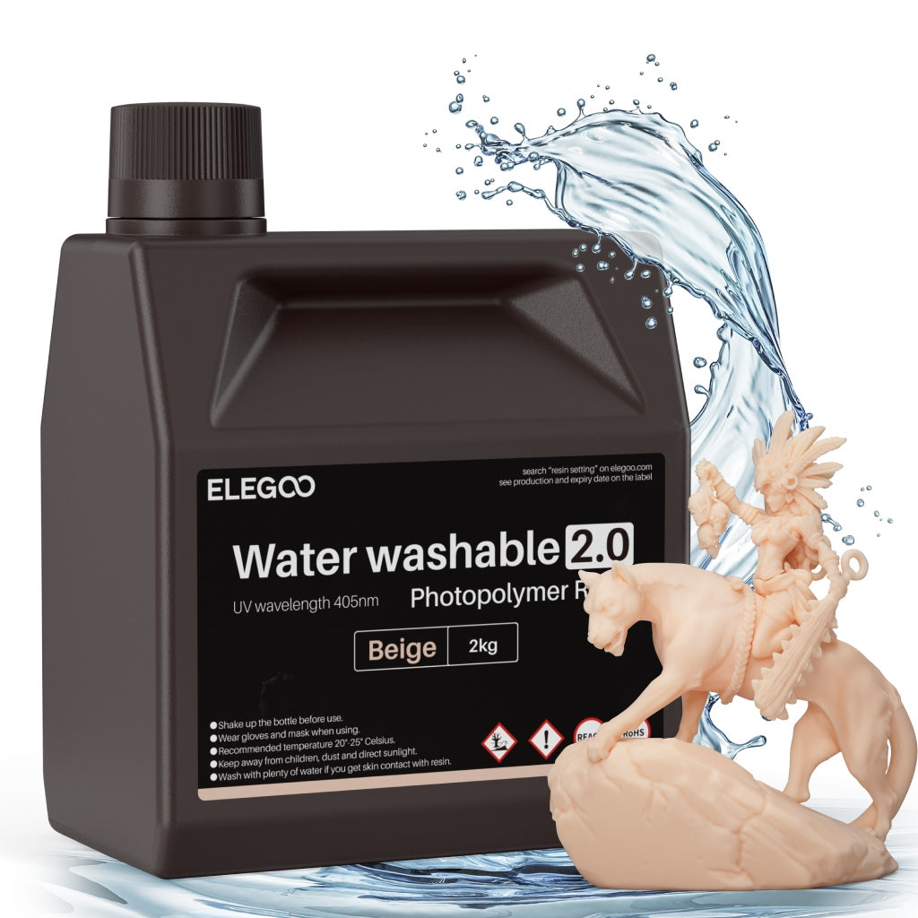 Water-washable Resin V2.0 Colored 1KG&2KG